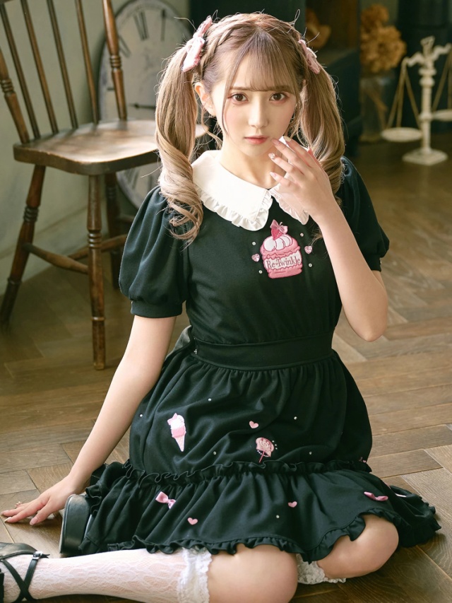 Re♥Twinkle BackリボンスイーツOP - Ank Rouge(アンクルージュ)の  