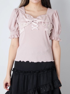 Re♥Twinkle パールリボンTOPS