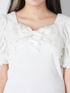 Re♥Twinkle パールリボンTOPS