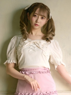 Re♥Twinkle パールリボンTOPS