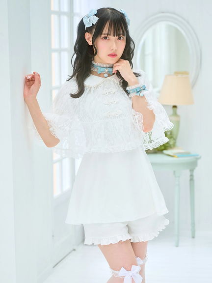 チャイナケープセットアップ(ホワイト)