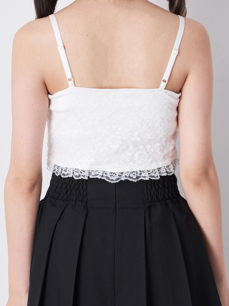 プチリボンカップインレースキャミ - Ank Rouge(アンクルージュ)の