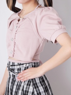 重ね着風ぐるぐるTOPS