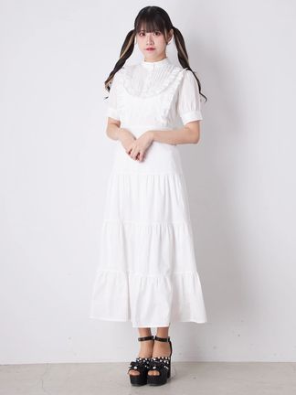 ティアードヨークワンピース - Ank Rouge(アンクルージュ)のワンピース