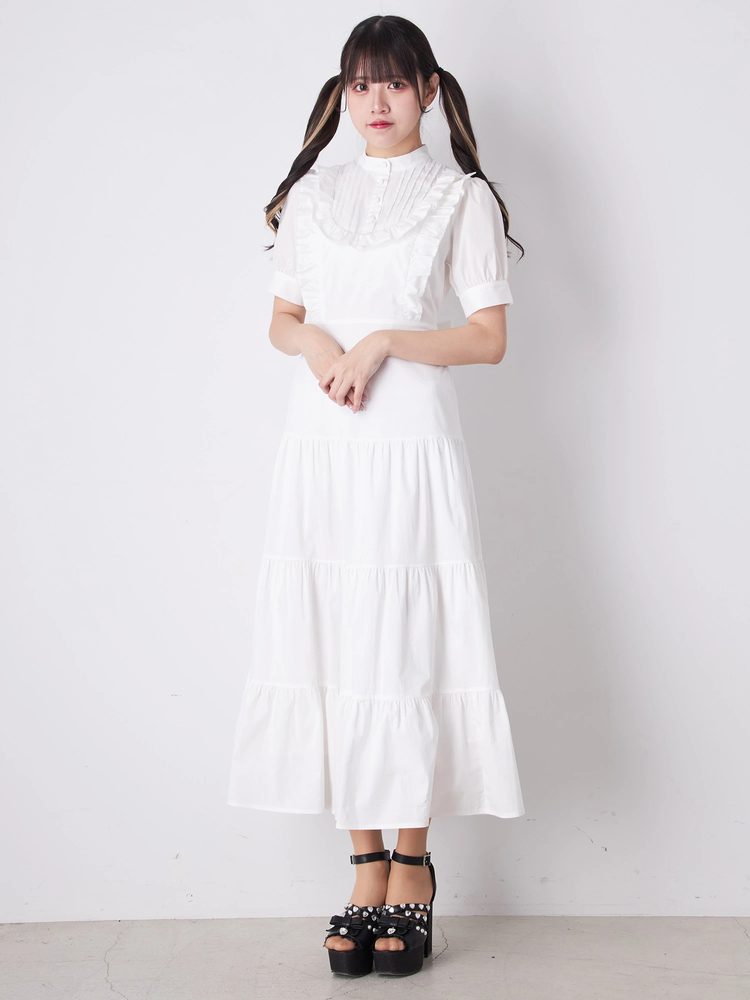 ティアードヨークワンピース - Ank Rouge(アンクルージュ)のワンピース