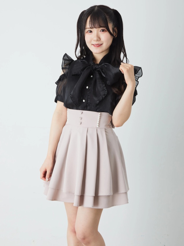 Backリボン2段スカート - Ank Rouge(アンクルージュ)のスカート  