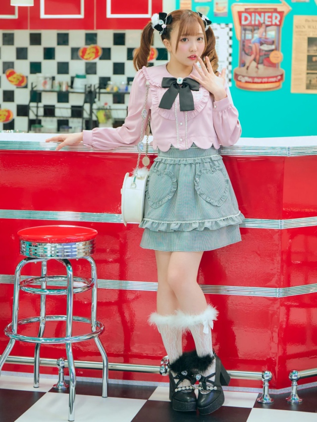 ハートポケットフリルスカート - Ank Rouge(アンクルージュ)のスカート  