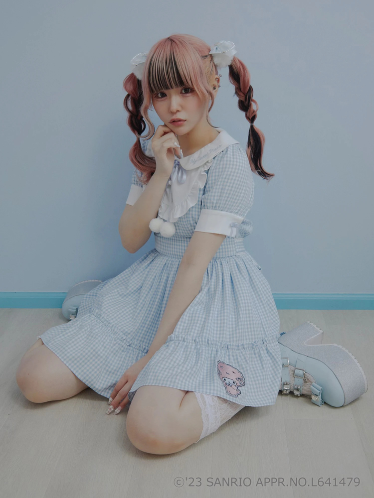 マイスウィートピアノコラボ総柄ワンピース - Ank Rouge(アン