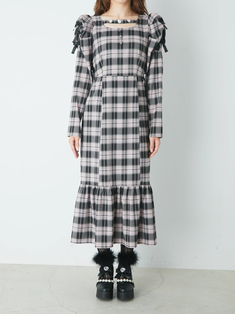 リボンマーメイドロングOP - Ank Rouge(アンクルージュ)のワンピース