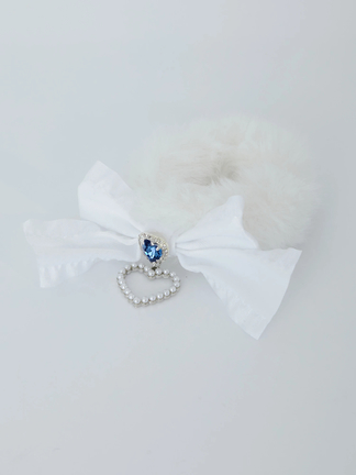 ハートチャームりぼんファーシュシュ - Ank Rouge(アンクルージュ)の