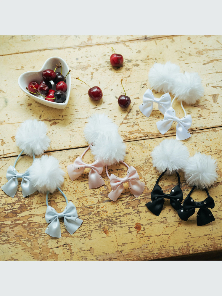 ポンポン&リボンヘアゴムSet - Ank Rouge(アンクルージュ)のヘッド