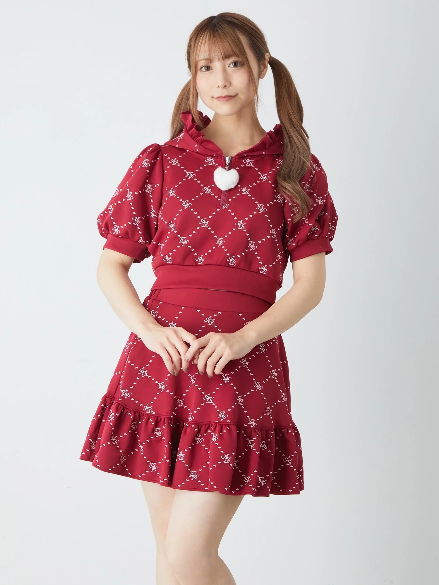 モノグラム刺しゅうSK - Ank Rouge(アンクルージュ)のスカート 