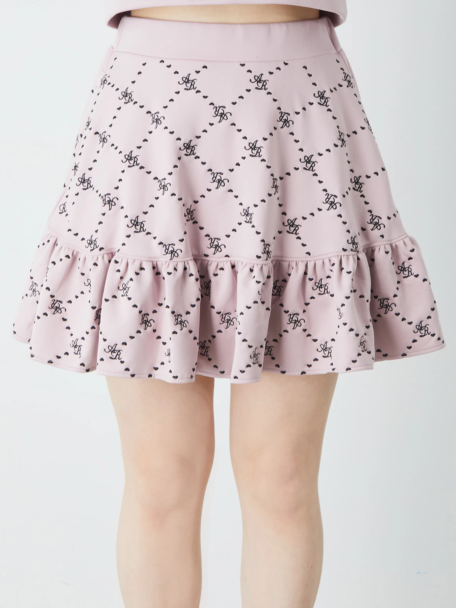 モノグラム刺しゅうSK - Ank Rouge(アンクルージュ)のスカート