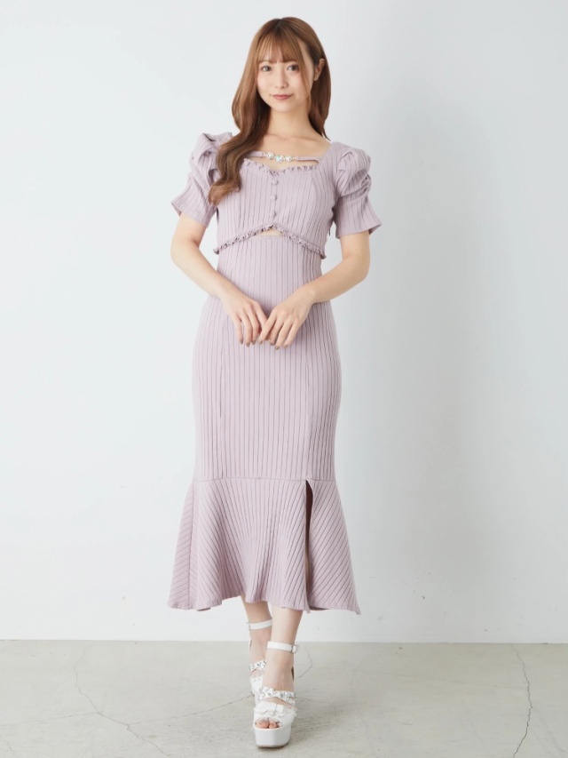 デコルテハートマーメイドOP - Ank Rouge(アンクルージュ)のワンピース  