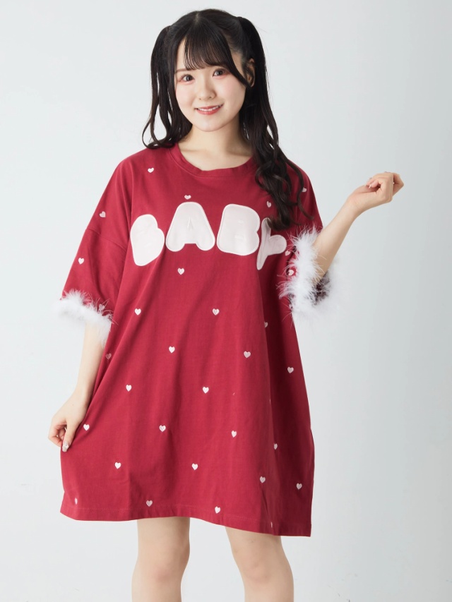 ✮希少✮BABY✮ドットマーガレットコート✮赤 どっ 