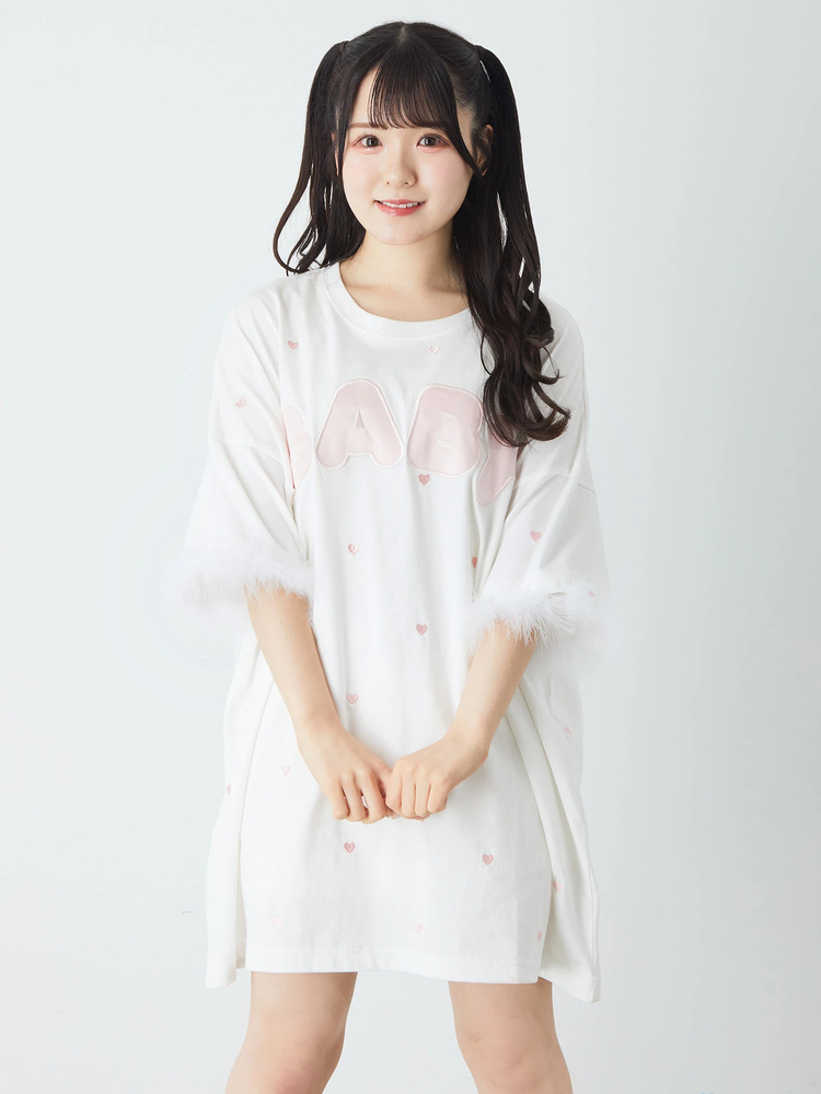BABYハートドットTe - Ank Rouge(アンクルージュ)のTシャツ