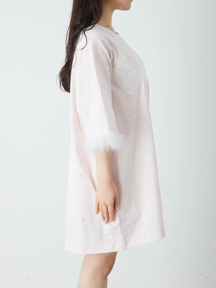 BABYハートドットTe - Ank Rouge(アンクルージュ)のTシャツ