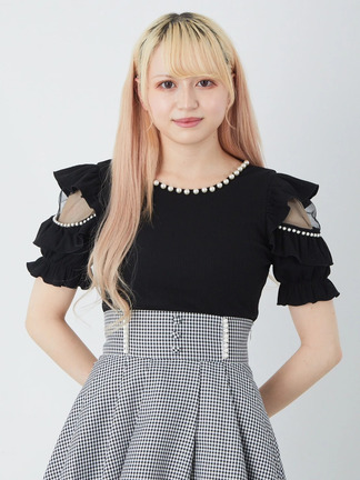 2021-22AW イデアルーチェオリジナル☆パール付きトップス Outer - iDea Luce イデアルーチェ｜大人リアルクローズセレクト