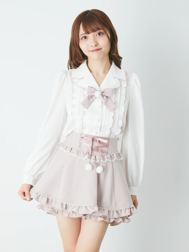 熱販売 ぽんぽんリボンフリルスカパン - Ank Rouge(アンクルージュ)の 靴