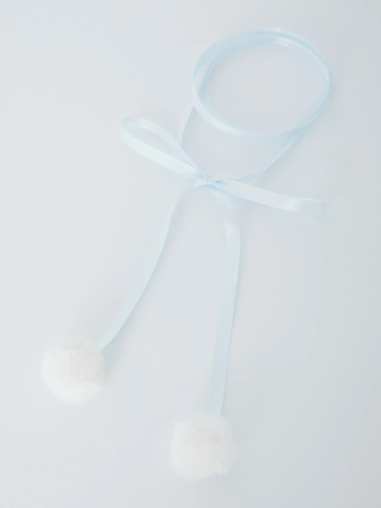 ぽんぽんファーリボン - Ank Rouge(アンクルージュ)のヘッドアクセ