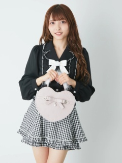 ファーハートショルダーBAG