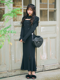 ファーハートショルダーBAG