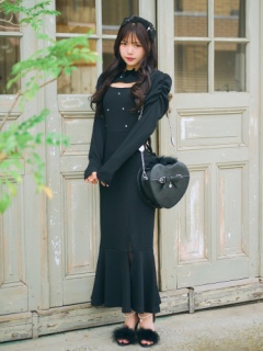 ファーハートショルダーBAG