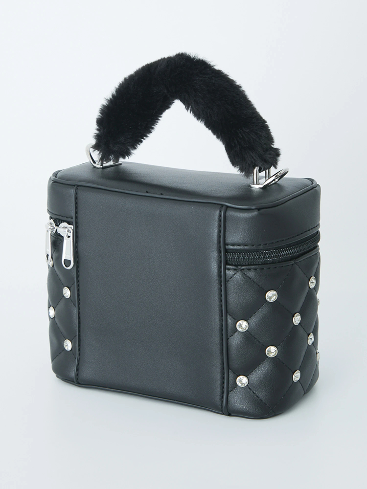 最終値下げ‼️】Ank Rouge ダブルリボンバニティ bag 水色
