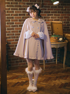 フリルロングケープ