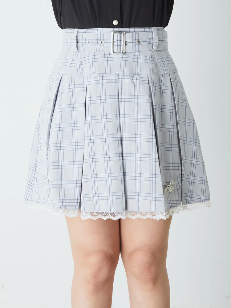 ティアラブローチ プリーツスカート - Ank Rouge(アンクルージュ)の