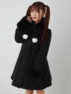 ボレロ風ファー付きコート - Ank Rouge(アンクルージュ)のコート  