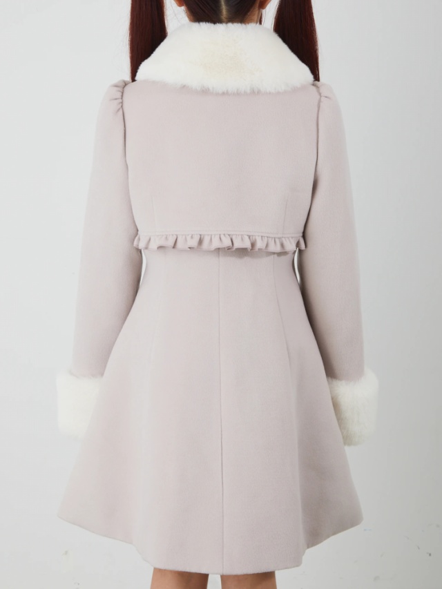 ボレロ風ファー付きコート - Ank Rouge(アンクルージュ)のコート  