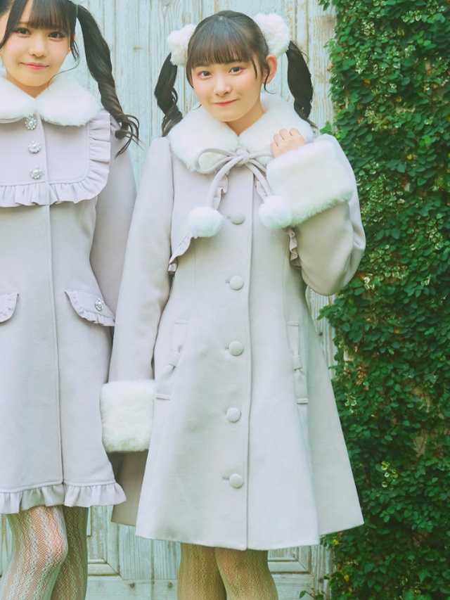 ボレロ風ファー付きコート - Ank Rouge(アンクルージュ)のコート  