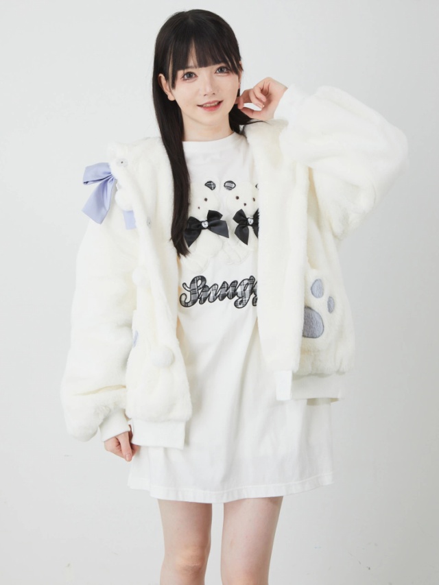 にくきゅうポッケ ねこコート - Ank Rouge(アンクルージュ)のコート  