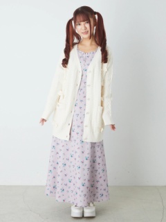 リボンニットカーデ - Ank Rouge(アンクルージュ)のカーデ  