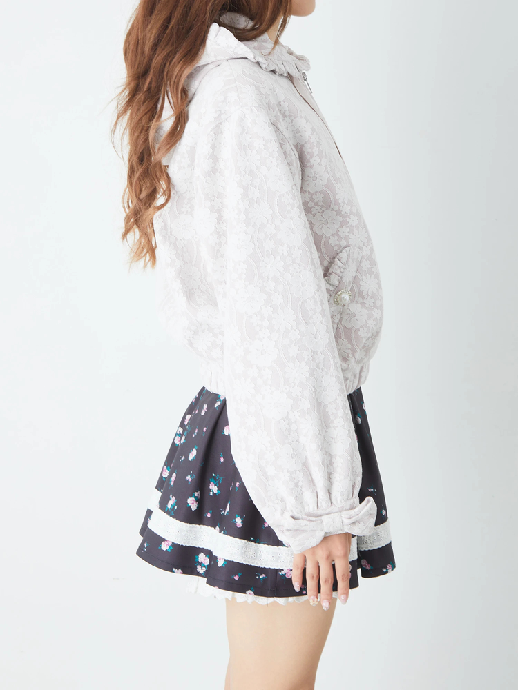 レースフリルブルゾン - Ank Rouge(アンクルージュ)のブルゾン