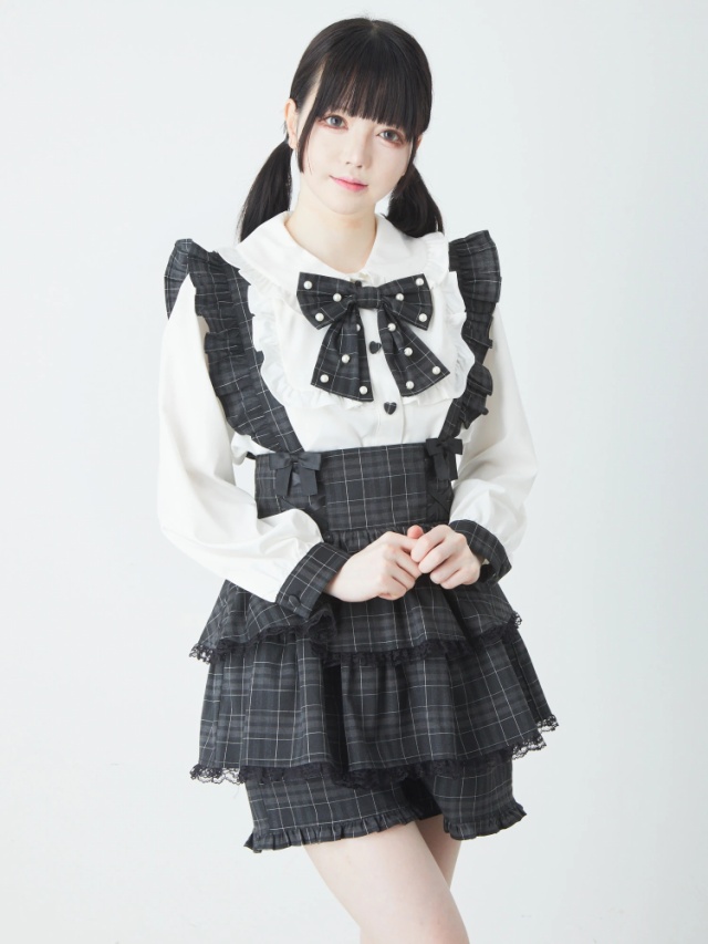 サス付きティアードスカパン - Ank Rouge(アンクルージュ)のショート  