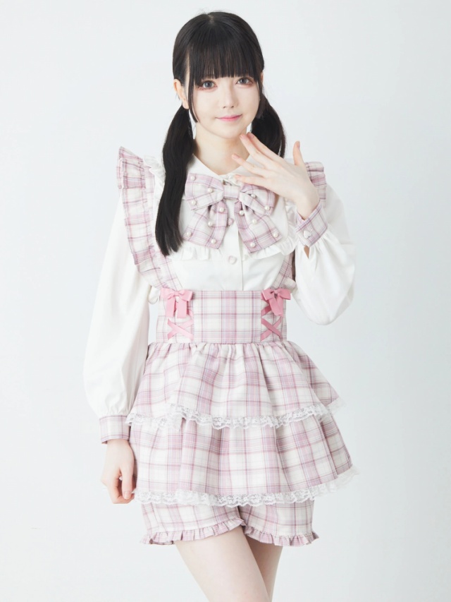 サス付きティアードスカパン - Ank Rouge(アンクルージュ)のショート  