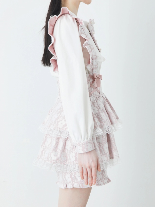 サス付きティアードスカパン - Ank Rouge(アンクルージュ)のショート  