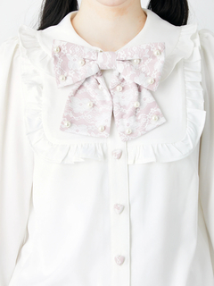 パールリボンブラウス