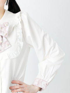 パールリボンブラウス