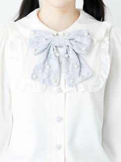 パールリボンブラウス