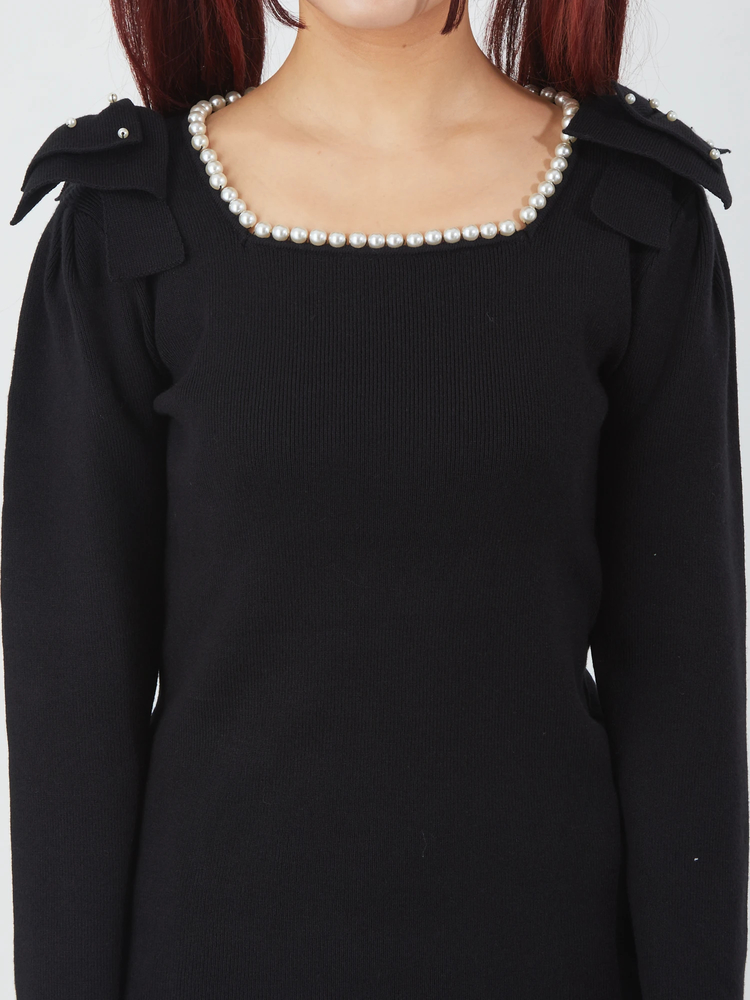 ニット セーター 肩リボンアシメニット / 1215270702 レディース 肩リボンアシメニット | PROPORTION BODY DRESSING