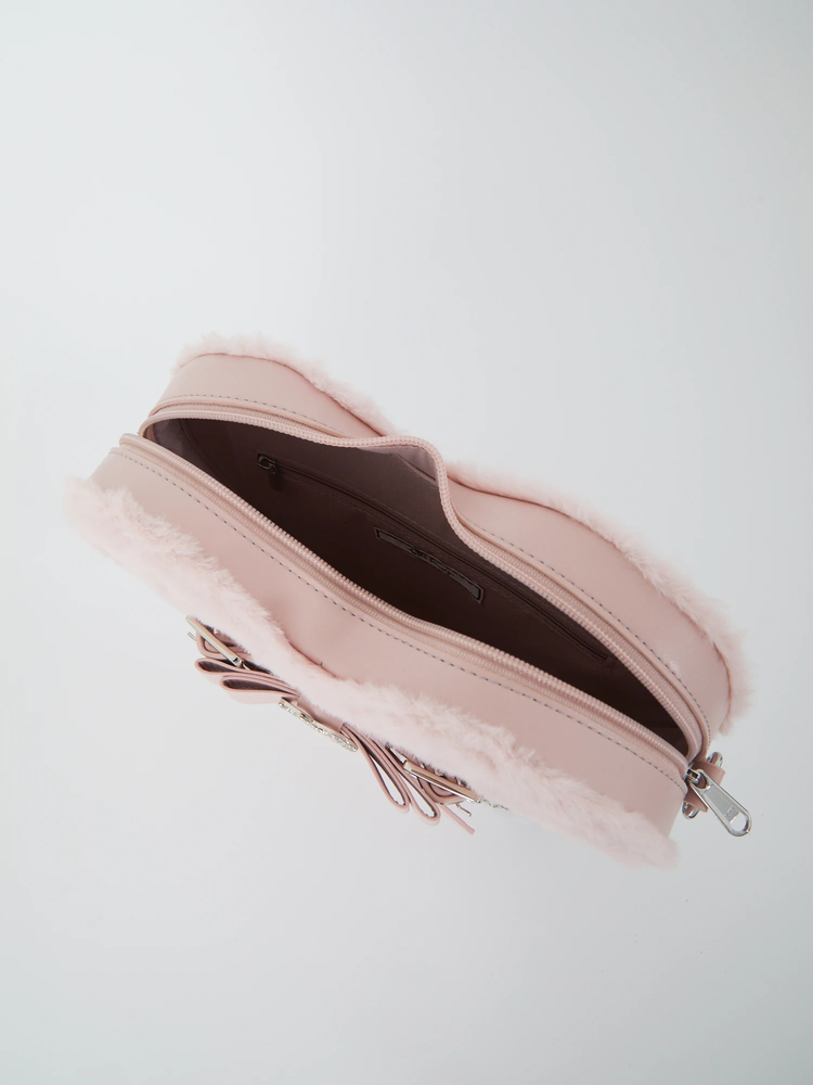 Ank Rouge レース ハート型 ショルダーバッグ ピンク ハートくりぬきBag - Ank Rouge(アンクルージュ)のショルダー