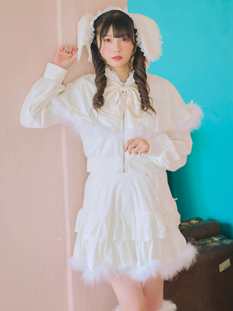 フワフワフェザーティアードスカート - Ank Rouge(アンクルージュ)の