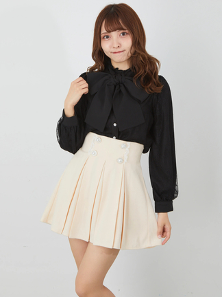 ハイウエストフレアスカート - Ank Rouge(アンクルージュ)の