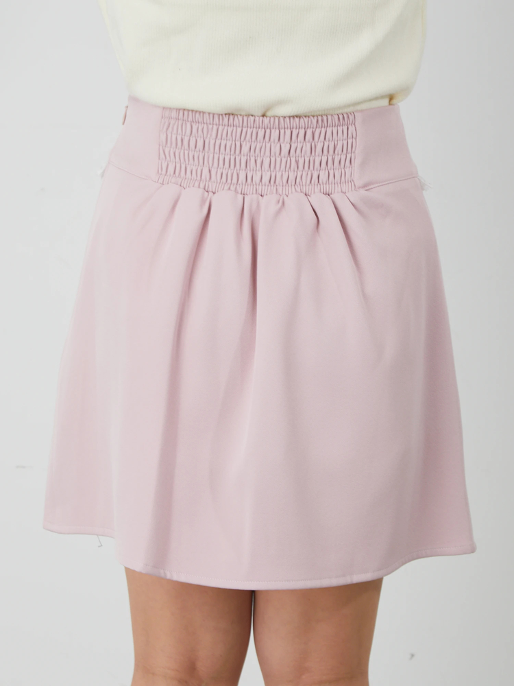 うる】muguet spangle mini skirt pink うる】muguet spangle mini