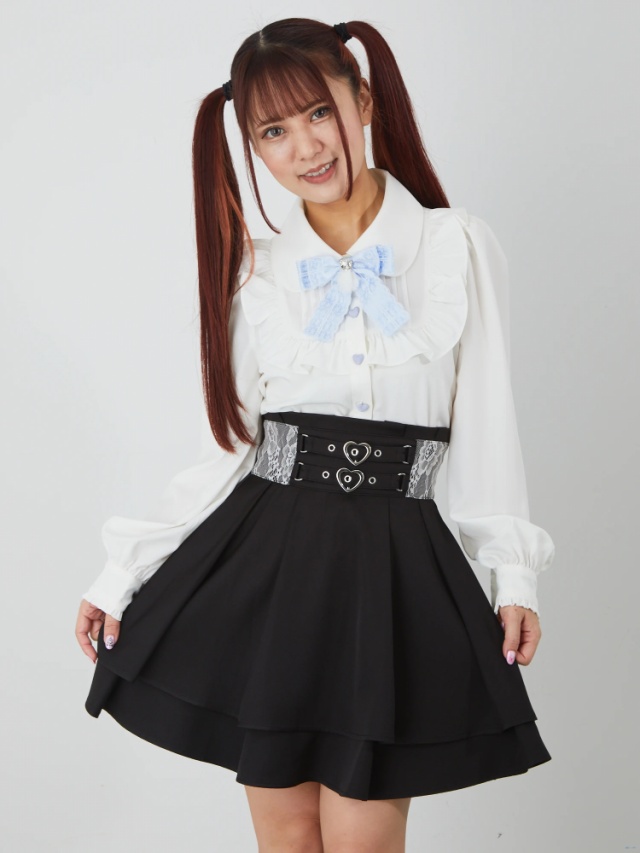 ハートベルトハイウエストスカート - Ank Rouge(アンクルージュ)の  