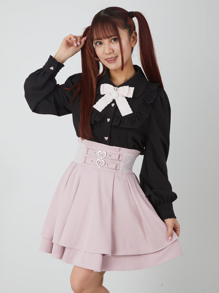 Kahiko】カーナニサッシュスカート レッド -ファッション通販