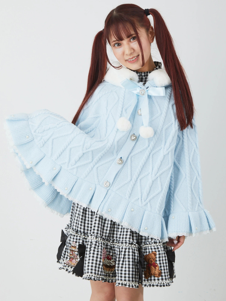 Ank Rougeポンチョコート Ank Rouge - アンクルージュポンチョ